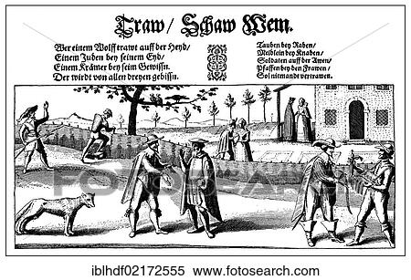 "Trau, Schau, Wem", German for "Take Care in Whom You Trust", historical illustration from the 19th century after an engraving from the 17th century against slander View Large Photo Image Stock Photography - "Trau, Schau, Wem", German for "Take Care in Whom You Trust", historical illustration from the 19th century after an engraving from the 17th century against slander. Fotosearch
