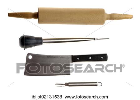 Stock Photo - Various kitchen tools and utensils. Fotosearch