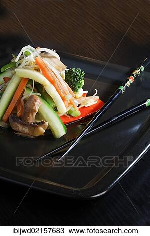Vegetable stir fry View Large Photo Image Stock Image - Vegetable stir fry. Fotosearch