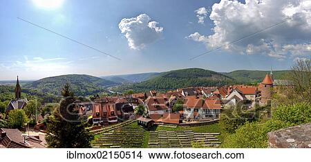 View from Bergfeste Dilsberg Castle over Dilsberg, Neckargemuend, Odenwald, Baden-Wuerttemberg, Germany, Europe, PublicGround, Europe View Large Photo Image Picture - View from Bergfeste Dilsberg Castle over Dilsberg, Neckargemuend, Odenwald, Baden-Wuerttemberg, Germany, Europe, PublicGround, Europe. Fotosearch