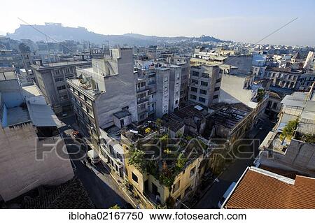 Stock Image - View of Athens, Greece, Europe. Fotosearch