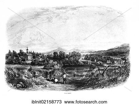 View of Bethlehem, Pennsylvania, illustration from Travels in the Interior of North America, 1832-1834, by Prince Maximilian of Wied, illustrations by Carl Bodmer, Koblenz, 1839 View Large Photo Image Stock Image - View of Bethlehem, Pennsylvania, illustration from Travels in the Interior of North America, 1832-1834, by Prince Maximilian of Wied, illustrations by Carl Bodmer, Koblenz, 1839. Fotosearch