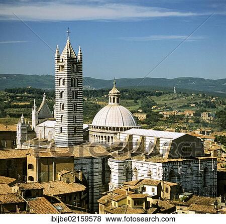 View of the Cathedral of Siena, Tuscany, Italy, Europe View Large Photo Image Stock Photo - View of the Cathedral of Siena, Tuscany, Italy, Europe. Fotosearch