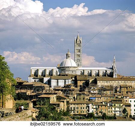 View of the Cathedral of Siena, Tuscany, Italy, Europe View Large Photo Image Stock Photograph - View of the Cathedral of Siena, Tuscany, Italy, Europe. Fotosearch