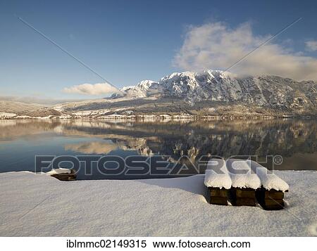 View on the Dachstein mountains, Lake Attersee, Salzkammergut, Austria, Europe View Large Photo Image Stock Photography - View on the Dachstein mountains, Lake Attersee, Salzkammergut, Austria, Europe. Fotosearch