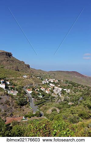 View over the village of Temisas, Agueimes region, Gran Canaria, Canary Islands, Spain, Europe View Large Photo Image Stock Image - View over the village of Temisas, Agueimes region, Gran Canaria, Canary Islands, Spain, Europe. Fotosearch