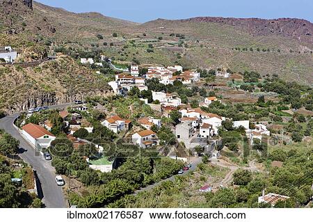 View over the village of Temisas, Agueimes region, Gran Canaria, Canary Islands, Spain, Europe View Large Photo Image Stock Photo - View over the village of Temisas, Agueimes region, Gran Canaria, Canary Islands, Spain, Europe. Fotosearch
