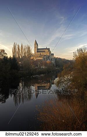 View towards the Collegiate Church, Limburg-Dietkirchen, Hesse, Germany, Europe View Large Photo Image Stock Photography - View towards the Collegiate Church, Limburg-Dietkirchen, Hesse, Germany, Europe. Fotosearch
