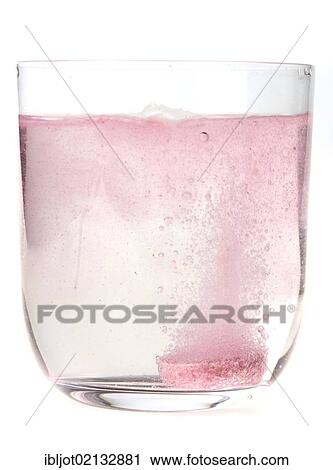Vitamin C fizzy tablet dissolving in water View Large Photo Image Stock Image - Vitamin C fizzy tablet dissolving in water. Fotosearch