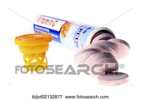 Vitamin C fizzy tablets View Large Photo Image Stock Photo - Vitamin C fizzy tablets. Fotosearch