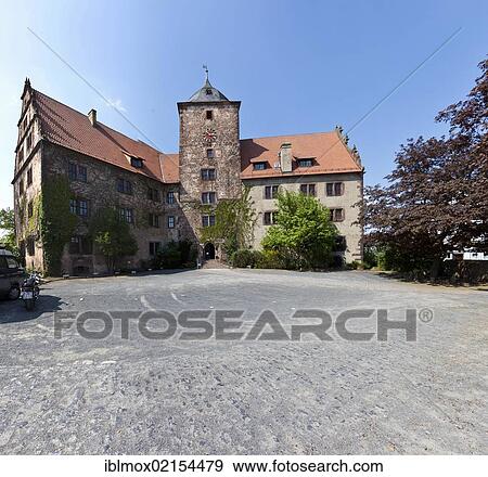 Stock Photo - Vorderburg Castle, Schlitz, Vogelsberg district, Hesse, Germany, Europe, PublicGround, Europe. Fotosearch