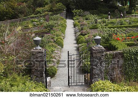 Walled garden, Glenveagh Castle and Gardens, Glenveagh National Park, County Donegal, Ireland, Europe View Large Photo Image Stock Image - Walled garden, Glenveagh Castle and Gardens, Glenveagh National Park, County Donegal, Ireland, Europe. Fotosearch