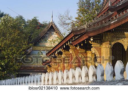 Wat Sene Temple, Wat Sensoukharam, Luang Prabang, UNESCO World Heritage Site, Laos, Indochina, Asia View Large Photo Image Stock Image - Wat Sene Temple, Wat Sensoukharam, Luang Prabang, UNESCO World Heritage Site, Laos, Indochina, Asia. Fotosearch