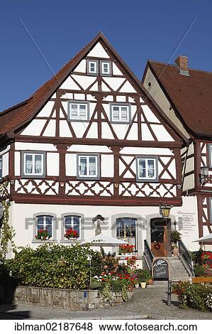 Weinhaus Nuesslein wine tavern on the Marktplatz square, Zeil am Main, Hassberge, Lower Franconia, Franconia, Bavaria, Germany, Europe, PublicGround, Europe View Large Photo Image Stock Photo - Weinhaus Nuesslein wine tavern on the Marktplatz square, Zeil am Main, Hassberge, Lower Franconia, Franconia, Bavaria, Germany, Europe, PublicGround, Europe. Fotosearch