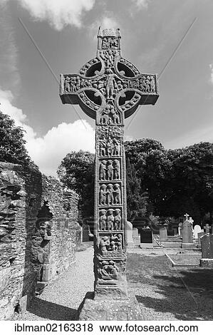 West Cross, the highest high cross in Ireland, Monasterboice Monastery, County Louth, Leinster, Ireland, Europe View Large Photo Image Stock Photo - West Cross, the highest high cross in Ireland, Monasterboice Monastery, County Louth, Leinster, Ireland, Europe. Fotosearch