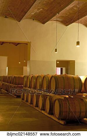 Wine barrels, Chianti, Castello di Brolio cellar, Brolio Castle Cellar, Ricasoli Vineyard, Siena Province, Tuscany, Italy, Europe View Large Photo Image Stock Photo - Wine barrels, Chianti, Castello di Brolio cellar, Brolio Castle Cellar, Ricasoli Vineyard, Siena Province, Tuscany, Italy, Europe. Fotosearch