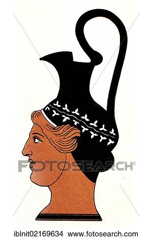 Wine jug, historical illustration, Meyers Konversationslexikon encyclopedia, 1897 View Large Photo Image Picture - Wine jug, historical illustration, Meyers Konversationslexikon encyclopedia, 1897. Fotosearch