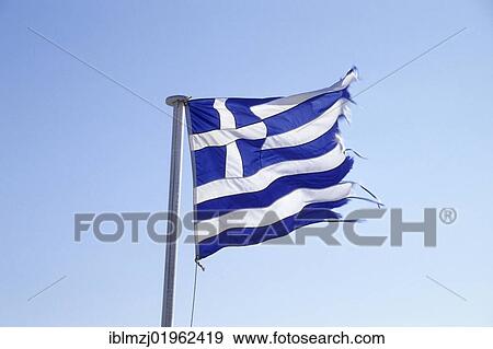Worn Greek national flag, symbolic image for the economic crisis, Greece, Europe View Large Photo Image Stock Photo - Worn Greek national flag, symbolic image for the economic crisis, Greece, Europe. Fotosearch