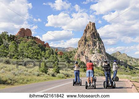 Young people riding Segways in front of Gray Rock or Cathedral Rock, Garden of the Gods, red sandstone rocks, Colorado Springs, Colorado, USA, North America View Large Photo Image Stock Image - Young people riding Segways in front of Gray Rock or Cathedral Rock, Garden of the Gods, red sandstone rocks, Colorado Springs, Colorado, USA, North America. Fotosearch
