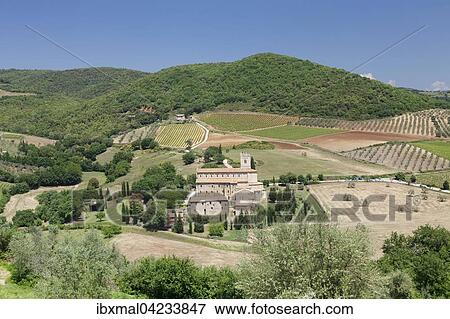 Abbey of Sant'Antimo, monastery, Castelnuovo dell'Abate, Montalcino, Tuscany, Province of Siena, Italy, Europe View Large Photo Image Stock Photo - Abbey of Sant'Antimo, monastery, Castelnuovo dell'Abate, Montalcino, Tuscany, Province of Siena, Italy, Europe. Fotosearch