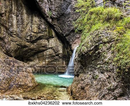 Almbachklamm with Almbach in the Berchtesgaden Alps, Berchtesgaden, Bavaria, Germany, Europe View Large Photo Image Stock Image - Almbachklamm with Almbach in the Berchtesgaden Alps, Berchtesgaden, Bavaria, Germany, Europe. Fotosearch