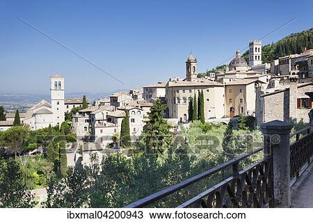 Assisi, Province of Perugia, Umbria, Italy, Europe View Large Photo Image Stock Image - Assisi, Province of Perugia, Umbria, Italy, Europe. Fotosearch