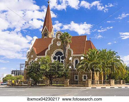 Church of Christ, Windhoek, Namibia, Africa View Large Photo Image Stock Photo - Church of Christ, Windhoek, Namibia, Africa. Fotosearch