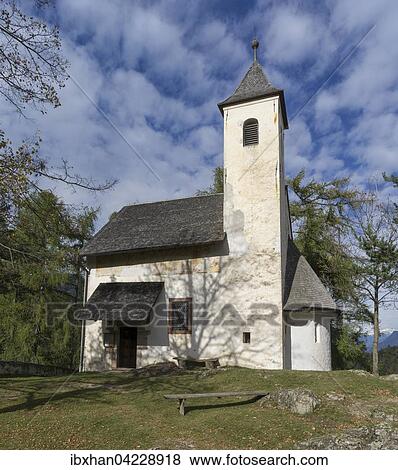 Church of St Jacob, Grissian, Trentino-Alto Adige, Province of South Tyrol, Italy, Europe View Large Photo Image Stock Photo - Church of St Jacob, Grissian, Trentino-Alto Adige, Province of South Tyrol, Italy, Europe. Fotosearch