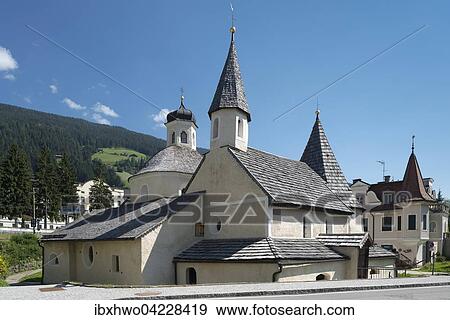 Church of the Holy Sepulcher and Altottinger Chapel, 17th century, San Candido, Province of South Tyrol, Trentino-Alto Adige, Italy, Europe View Large Photo Image Stock Photo - Church of the Holy Sepulcher and Altottinger Chapel, 17th century, San Candido, Province of South Tyrol, Trentino-Alto Adige, Italy, Europe. Fotosearch