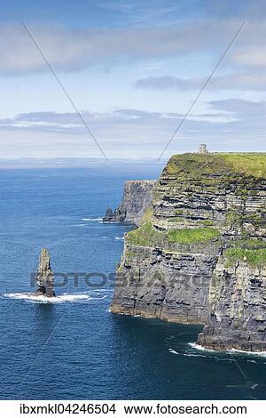 Cliffs of Moher, steep cliffs up to 214m, County Clare, Ireland, Europe View Large Photo Image Picture - Cliffs of Moher, steep cliffs up to 214m, County Clare, Ireland, Europe. Fotosearch