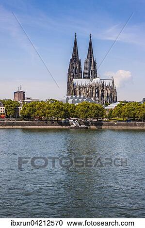 Cruise ship in front of Cologne Cathedral, Rhine, Cologne, Germany, Europe View Large Photo Image Stock Image - Cruise ship in front of Cologne Cathedral, Rhine, Cologne, Germany, Europe. Fotosearch