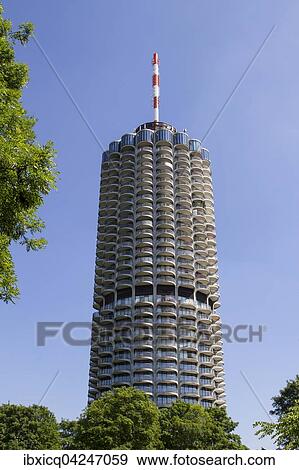 Dorint Hotel Tower, Augsburg, Bavaria, Germany, Europe View Large Photo Image Stock Photo - Dorint Hotel Tower, Augsburg, Bavaria, Germany, Europe. Fotosearch