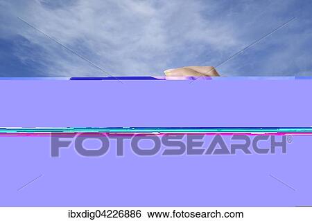 Hand holding smartphone with black screen in front of blue sky, cut out View Large Photo Image Stock Photograph - Hand holding smartphone with black screen in front of blue sky, cut out. Fotosearch