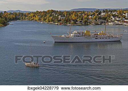 Harbor with view of residential area and ships, Oslo, Norway, Europe View Large Photo Image Stock Photo - Harbor with view of residential area and ships, Oslo, Norway, Europe. Fotosearch