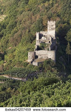 Hinterhaus castle ruins, Spitz, Wachau, Waldviertel, Lower Austria, Austria, Europe View Large Photo Image Stock Photo - Hinterhaus castle ruins, Spitz, Wachau, Waldviertel, Lower Austria, Austria, Europe. Fotosearch