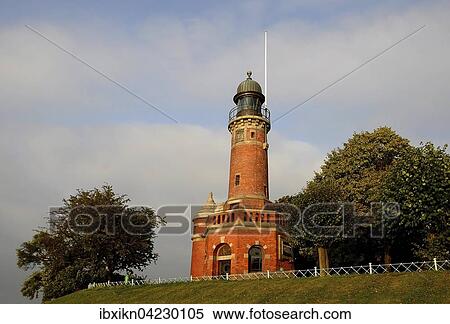Historic lighthouse, Holtenau, Kiel, Schleswig-Holstein, Germany, Europe View Large Photo Image Stock Photography - Historic lighthouse, Holtenau, Kiel, Schleswig-Holstein, Germany, Europe. Fotosearch
