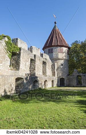 Stock Photo - Homberg castle ruins in Tuttlingen, Baden-Wurttemberg, Germany, Europe. Fotosearch