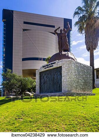 Independence Monument in front of Independence Memorial Museum, Windhoek, Namibia, Africa View Large Photo Image Stock Photo - Independence Monument in front of Independence Memorial Museum, Windhoek, Namibia, Africa. Fotosearch