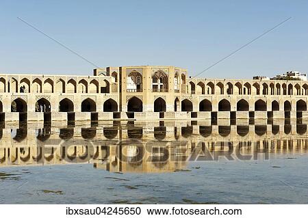 Khaju Bridge over Zayandeh River, Isfahan, Iran, Asia View Large Photo Image Stock Image - Khaju Bridge over Zayandeh River, Isfahan, Iran, Asia. Fotosearch