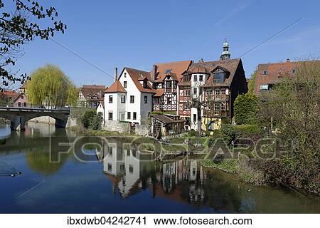 Stock Image - Lauf an der Pegnitz, Middle Franconia, Bavaria, Germany, Europe. Fotosearch