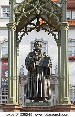 Monument to Martin Luther in front of the town hall, Wittenberg, Saxony-Anhalt, Germany, Europe View Large Photo Image Stock Photography - Monument to Martin Luther in front of the town hall, Wittenberg, Saxony-Anhalt, Germany, Europe. Fotosearch