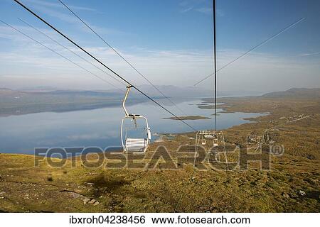 Nuolja or Njulla chairlift and view towards Abisko, Norrbotten, Lapland, Sweden, Europe View Large Photo Image Stock Photograph - Nuolja or Njulla chairlift and view towards Abisko, Norrbotten, Lapland, Sweden, Europe. Fotosearch