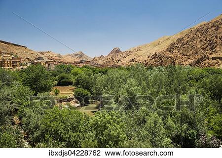 Oasis in Dades Gorge, Dades Valley, Boumalne-du-Dades behind, Morocco, Africa View Large Photo Image Stock Image - Oasis in Dades Gorge, Dades Valley, Boumalne-du-Dades behind, Morocco, Africa. Fotosearch