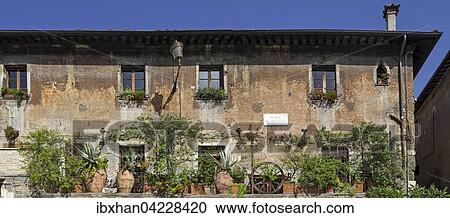 Old house on the Piazza de Mercanti, Trastevere, Rome, Lazio, Italy, Europe View Large Photo Image Stock Image - Old house on the Piazza de Mercanti, Trastevere, Rome, Lazio, Italy, Europe. Fotosearch