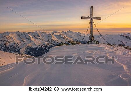 Rastkogel summit cross, 2762m, winter, view of Hintertux Glacier and Olperer, Tux Alps, Tyrol, Austria, Europe View Large Photo Image Stock Photo - Rastkogel summit cross, 2762m, winter, view of Hintertux Glacier and Olperer, Tux Alps, Tyrol, Austria, Europe. Fotosearch