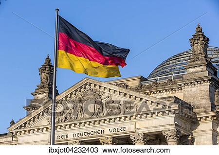Reichstag with flag, Regierungsviertel, Berlin, Germany, Europe View Large Photo Image Stock Image - Reichstag with flag, Regierungsviertel, Berlin, Germany, Europe. Fotosearch