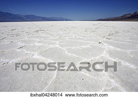 Salt crust in Badwater Basin salt pan, lowest point in North America, Panamint Range left, Black Mountains, Death Valley, Mojave Desert, California, USA, North America View Large Photo Image Picture - Salt crust in Badwater Basin salt pan, lowest point in North America, Panamint Range left, Black Mountains, Death Valley, Mojave Desert, California, USA, North America. Fotosearch