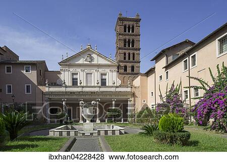 Santa Cecilia, Trastevere, Rome, Lazio, Italy, Europe View Large Photo Image Stock Photo - Santa Cecilia, Trastevere, Rome, Lazio, Italy, Europe. Fotosearch