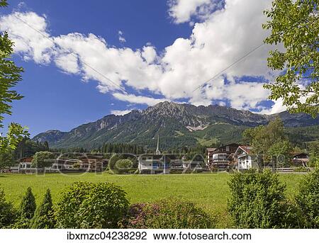 Scheffau am Wilden Kaiser, Tyrol, Austria, Europe View Large Photo Image Stock Image - Scheffau am Wilden Kaiser, Tyrol, Austria, Europe. Fotosearch
