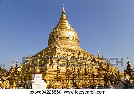 Shwe Zi Gon Paya, one of Bagan's 4000 temples, Bagan, Myanmar, Asia View Large Photo Image Stock Image - Shwe Zi Gon Paya, one of Bagan's 4000 temples, Bagan, Myanmar, Asia. Fotosearch